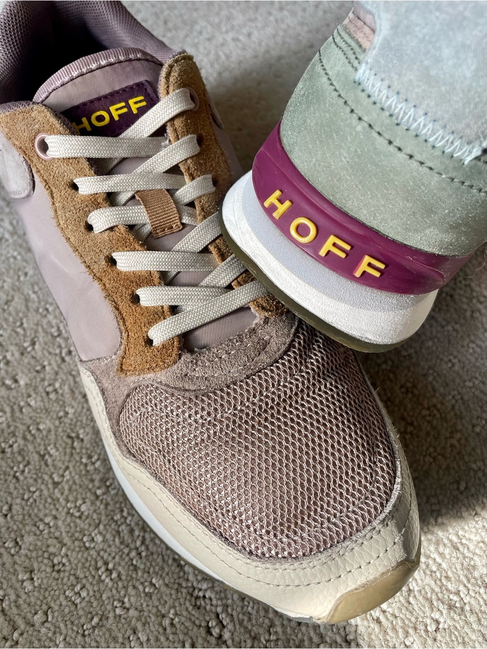HOFF Geneve- Multicolor Suede & Mesh Retro Sneaker - Women’s 9